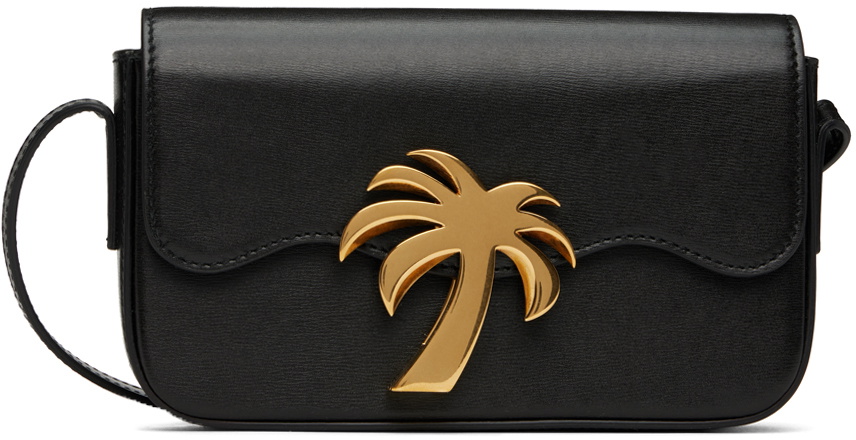 Palm Angels Black Mini Palm Beach Shoulder Bag