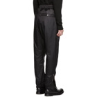 Rick Owens Black Nylon Track Pants