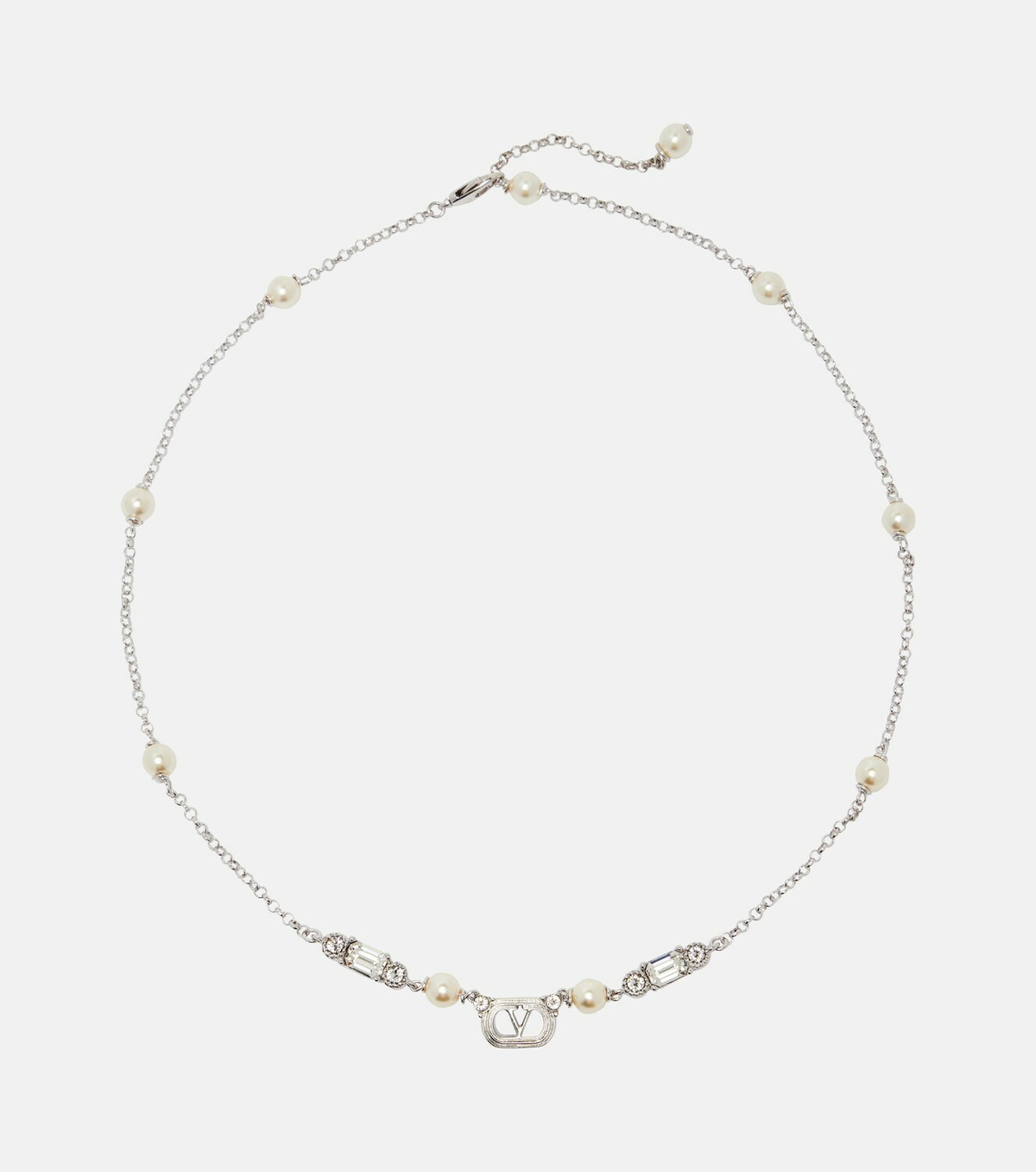 Valentino Ovalette Swarovski®-embellished necklace