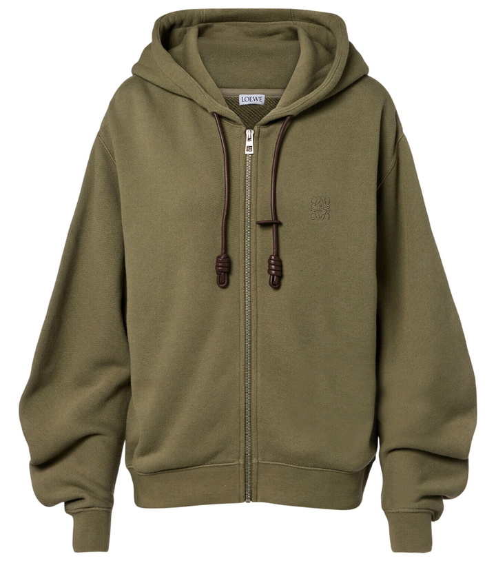 Photo: Loewe Flamenco cotton and cashmere zip-up hoodie