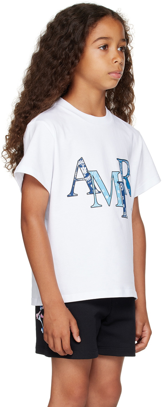 【関税込み】AMIRI オフホワイト MA Baby トップス amiri-kids-_amiri_-white-t-