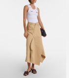 Loewe Ribbed-knit cotton-blend tank top