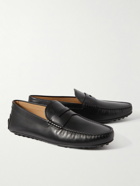Tod's - City Gommino Leather Driving Shoes - Black