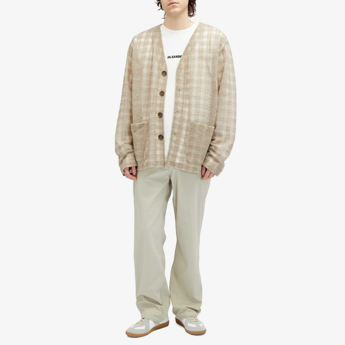 Jil Sander+ Men's Jil Sander Plus Long Sleeve Logo Active T Jil Sander+ Men's Jil Sander Plus Long Sleeve Logo Active T