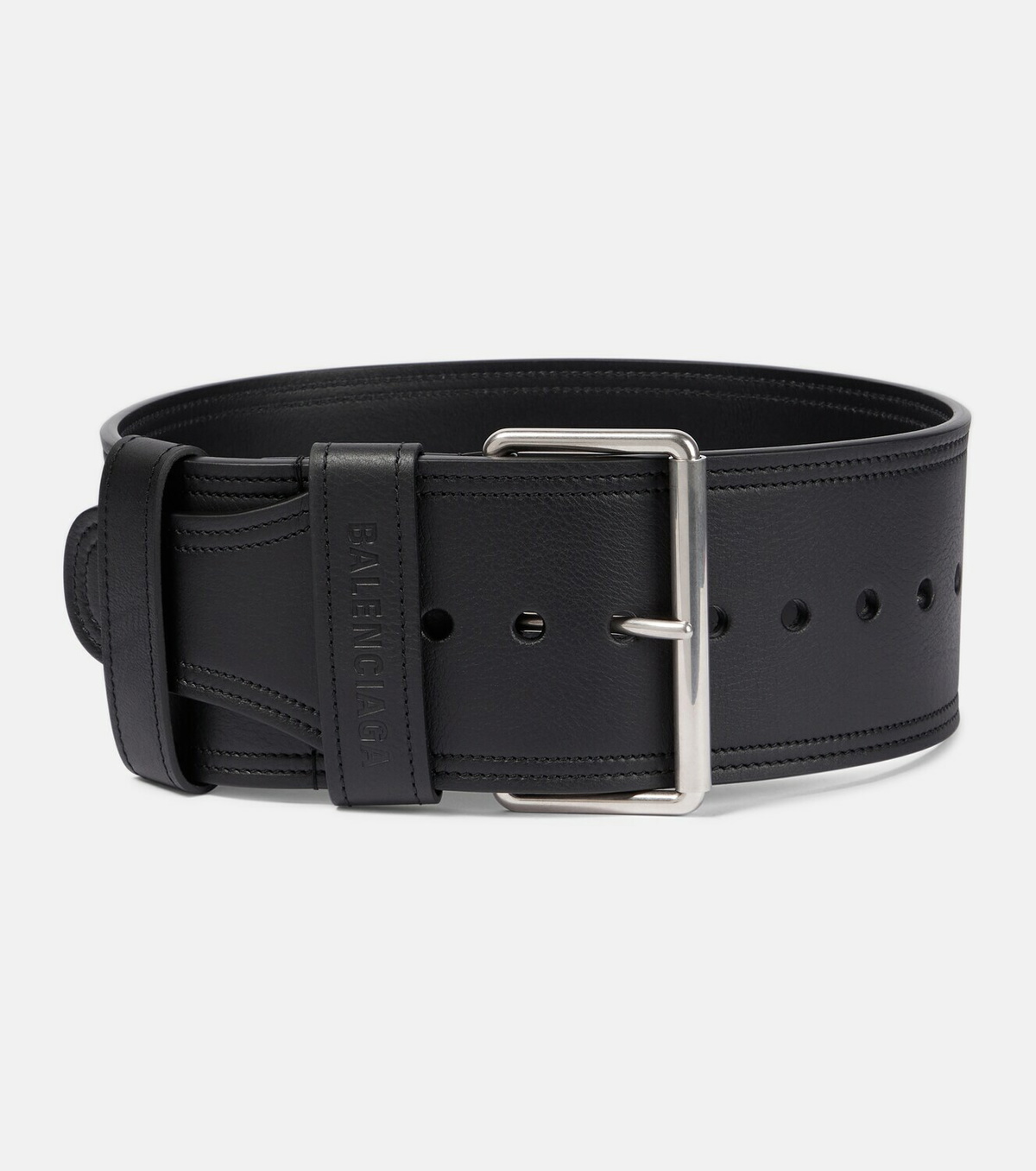 Balenciaga Force leather belt Balenciaga