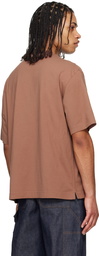 Maison Kitsuné Brown Speedy Fox Print Oversize T-shirt