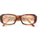 Cutler and Gross - Square-Frame Acetate Optical Glasses - Tan