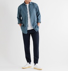 Massimo Alba - Slim-Fit Checked Cotton-Flannel Shirt - Blue