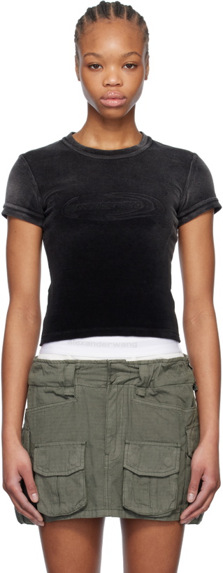 Photo: alexanderwang.t Black Faded Baby T-shirt