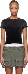 alexanderwang.t Black Faded Baby T-shirt