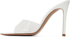 Gianvito Rossi White Elle Heeled Sandals