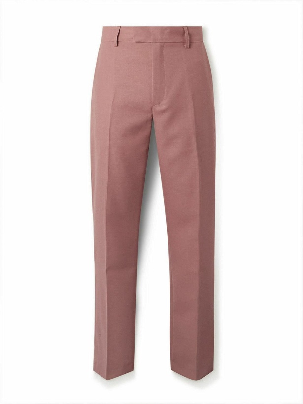 Photo: Séfr - Mike Straight-Leg Pleated Woven Suit Trousers - Pink