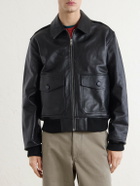 A.P.C. - Gael Leather Jacket - Black