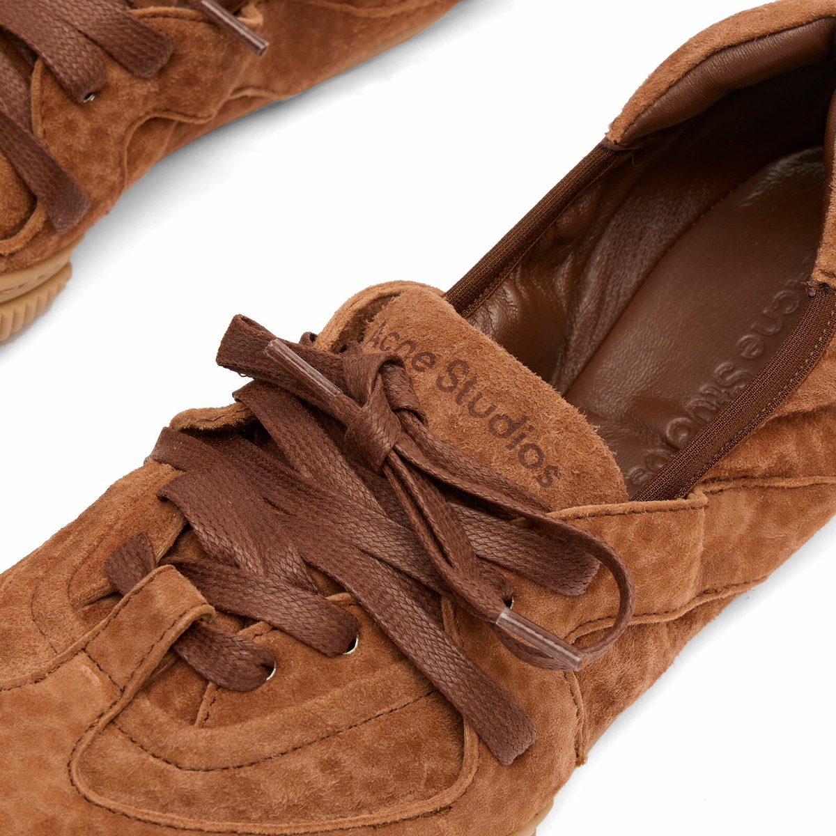 Acne Studios Women's Bilaria Pigale Sneaker in Brown