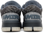AMIRI Blue Bandana Jacquard MA-1 Sneakers