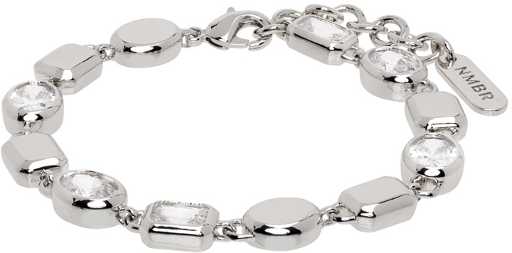 Photo: Numbering Silver #5923 Oval Stone Bracelet