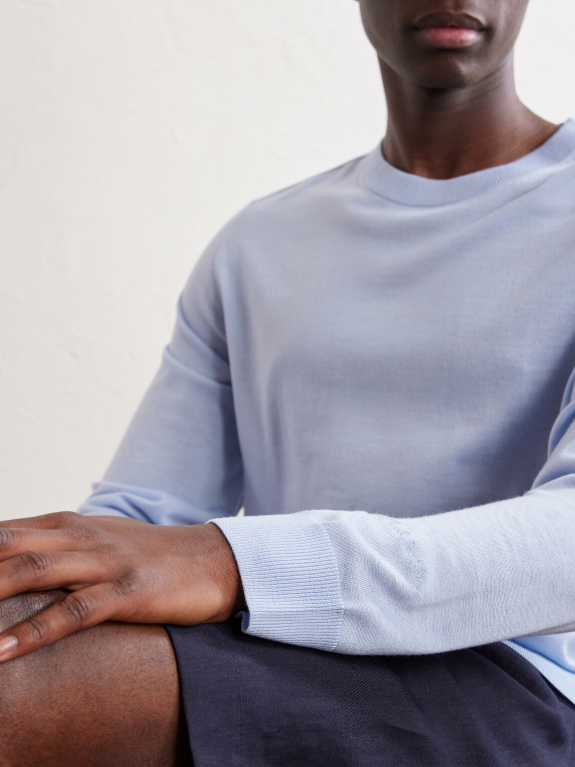 Paul Smith - Merino Wool Sweater - Blue