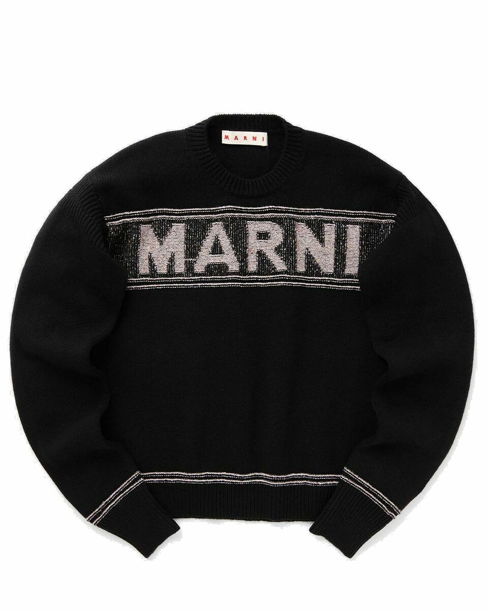 Photo: Marni Roundneck Sweater Black - Mens - Pullovers