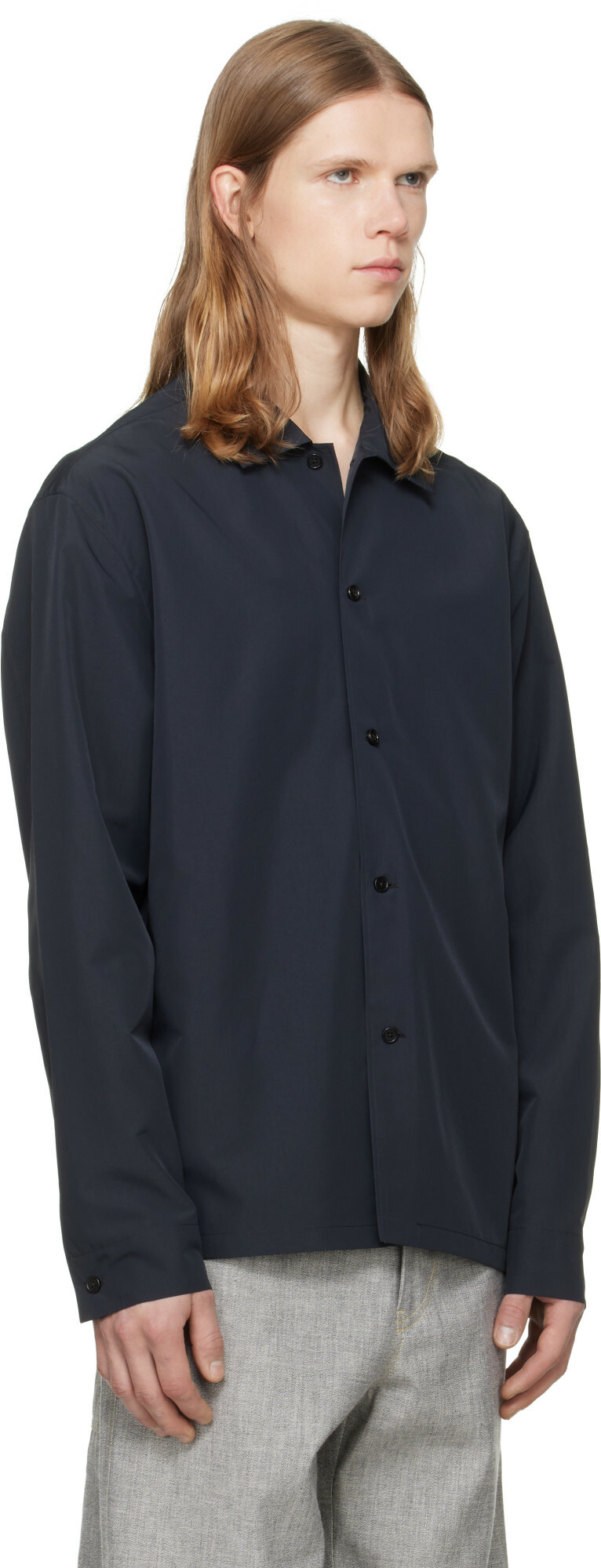 Jil Sander Black Boxy Shirt