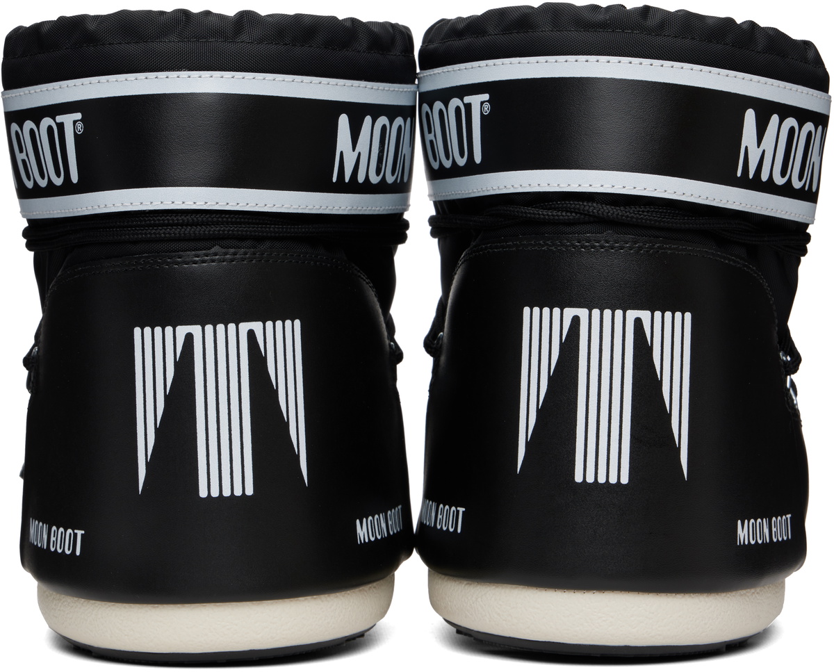 Moon Boot Black Icon Low Nylon Boots Moon Boot