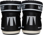 Moon Boot Black Icon Low Nylon Boots