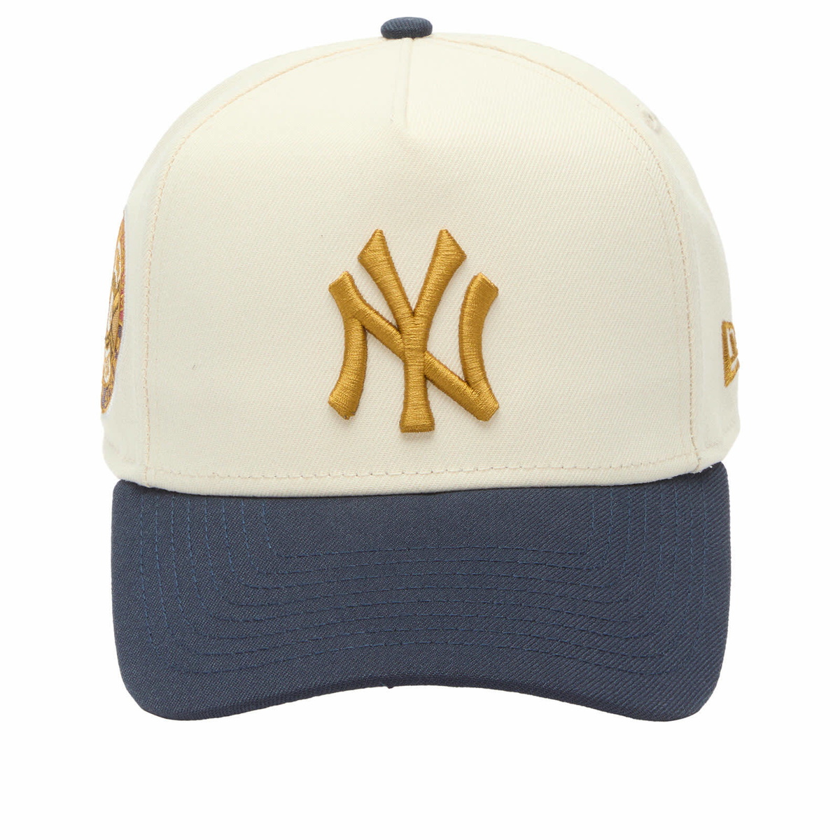 New Era New York Yankees WS Patch 9Forty E-Frame in Navy 
