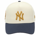 New Era New York Yankees WS Patch 9Forty E-Frame in Navy 