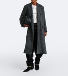 Marant Etoile Pilda herringbone double-breasted coat