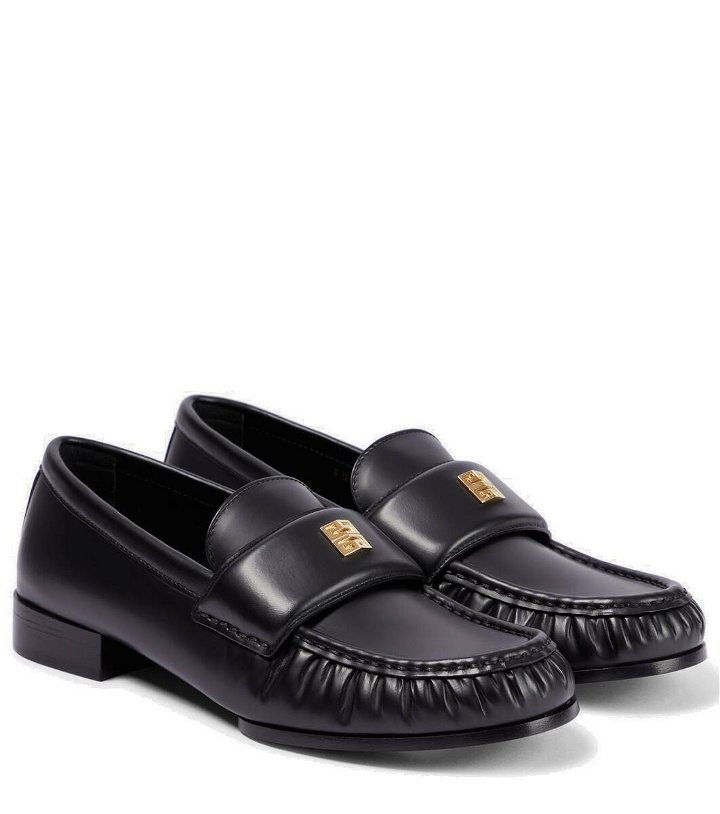 Photo: Givenchy 4G leather loafers