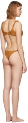 Reina Olga Tan Suede Luca Bikini