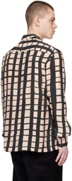 Paul Smith Beige & Black Check Shirt