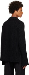 GAUCHERE Black Rib Sweater