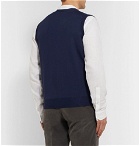 Canali - Merino Wool Sweater Vest - Navy