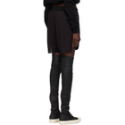 Rick Owens Black Tower Boxers Shorts