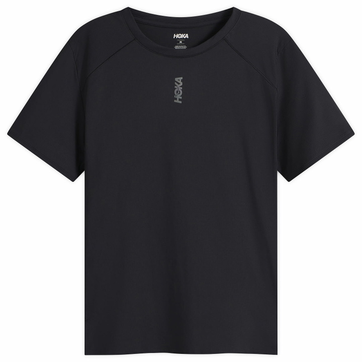 Photo: HOKA ONE ONE Men's Everyrun Short Sleeve in Black