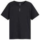 HOKA ONE ONE Men's Everyrun Short Sleeve in Black