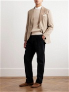 Brunello Cucinelli - Slim-Fit Linen Suit Jacket - Brown