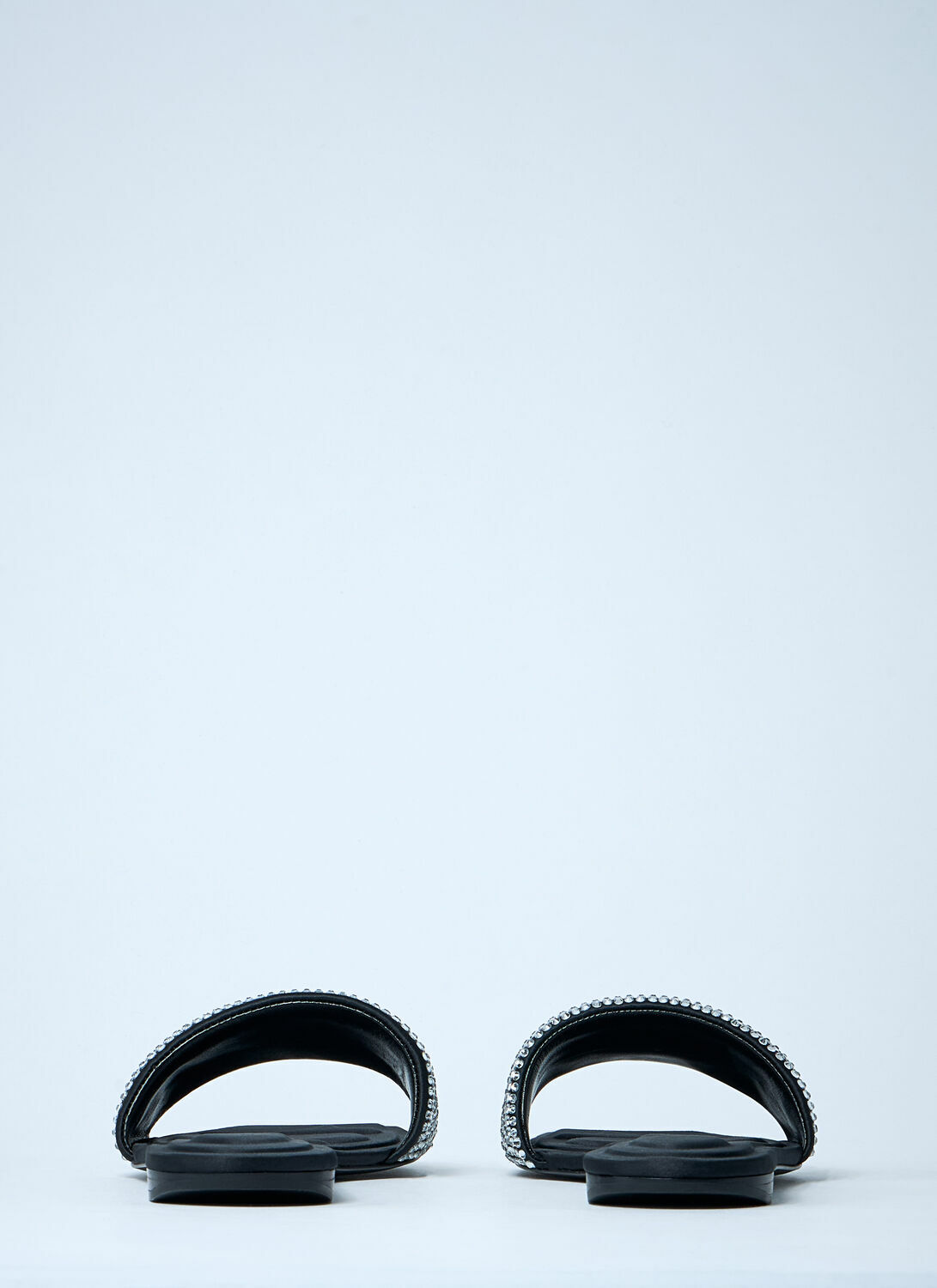Alexander Wang Embellished Logo Motif Slides