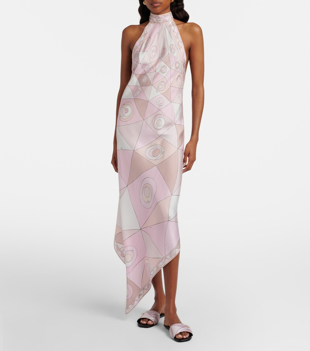 Pucci Occhi silk twill maxi dress