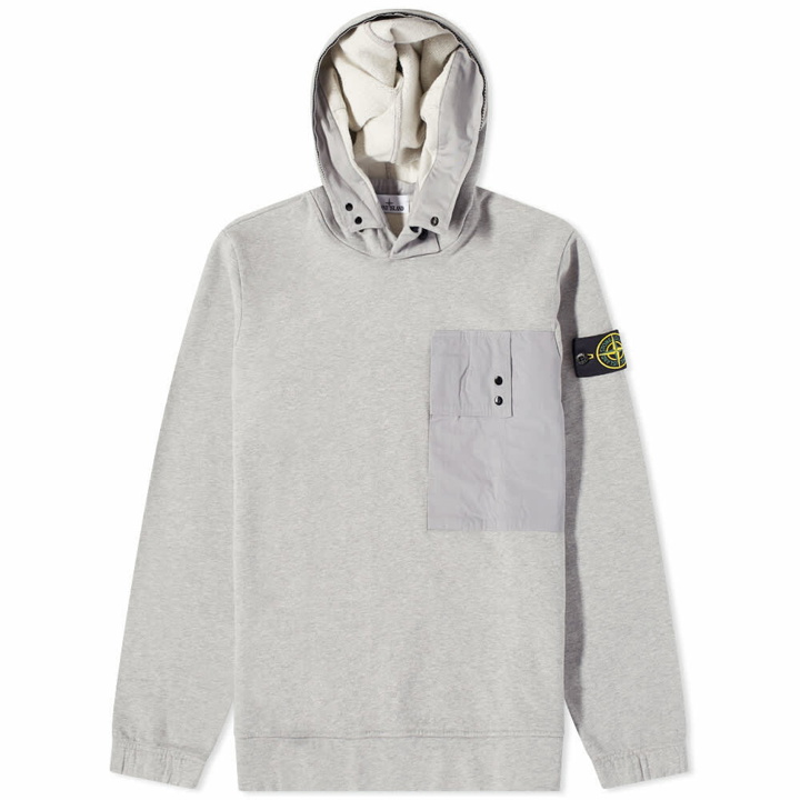 Photo: Stone Island Button Detail Hoody