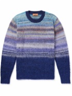 Missoni - Space-Dyed Degradé Mohair Sweater - Purple