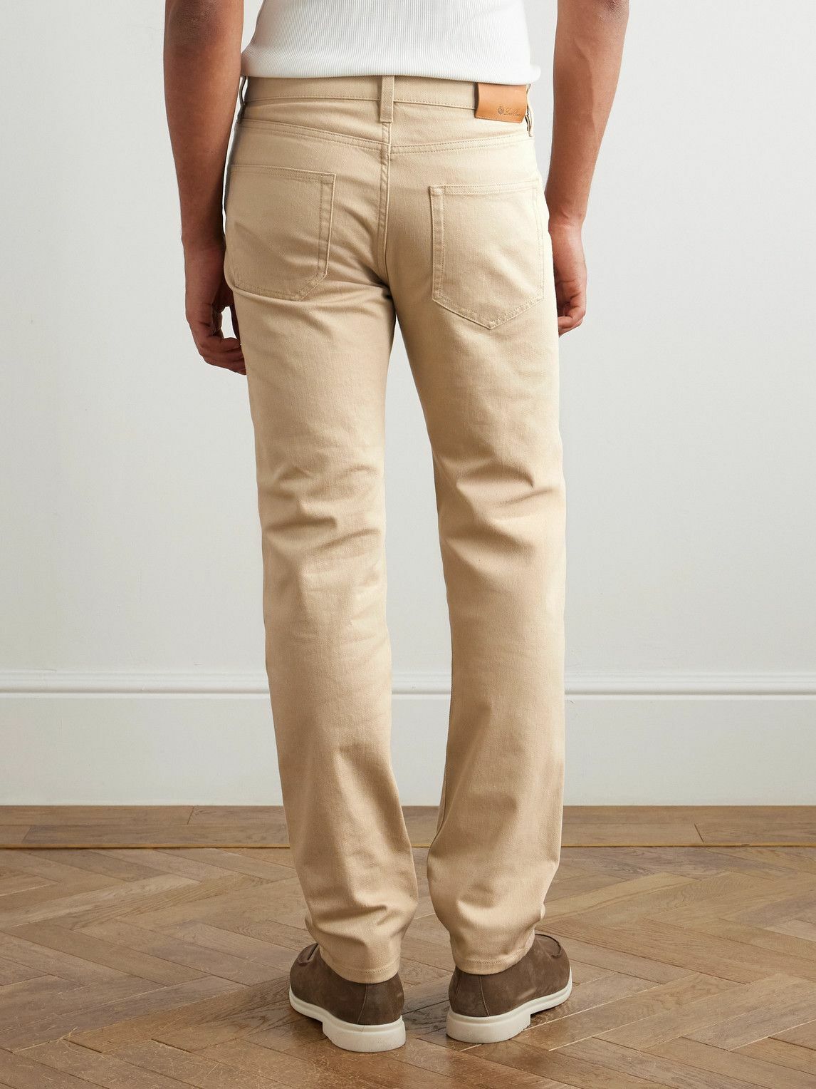 Loro Piana - Quarona Slim-Fit Straight-Leg Jeans - Neutrals