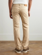 Loro Piana - Quarona Slim-Fit Straight-Leg Jeans - Neutrals