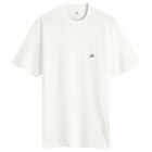 C.P. Company Men's Logo Patch T-Shirt in Gauze White