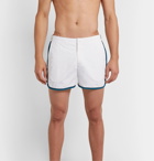 Orlebar Brown - Setter Slim-Fit Short-Length Striped Swim Shorts - White