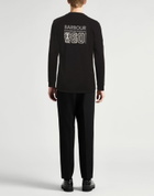 Barbour Mens T-shirt in Black