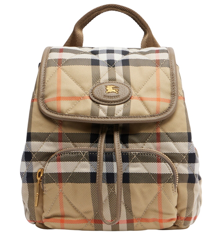 Photo: Burberry Mini Burberry Check backpack