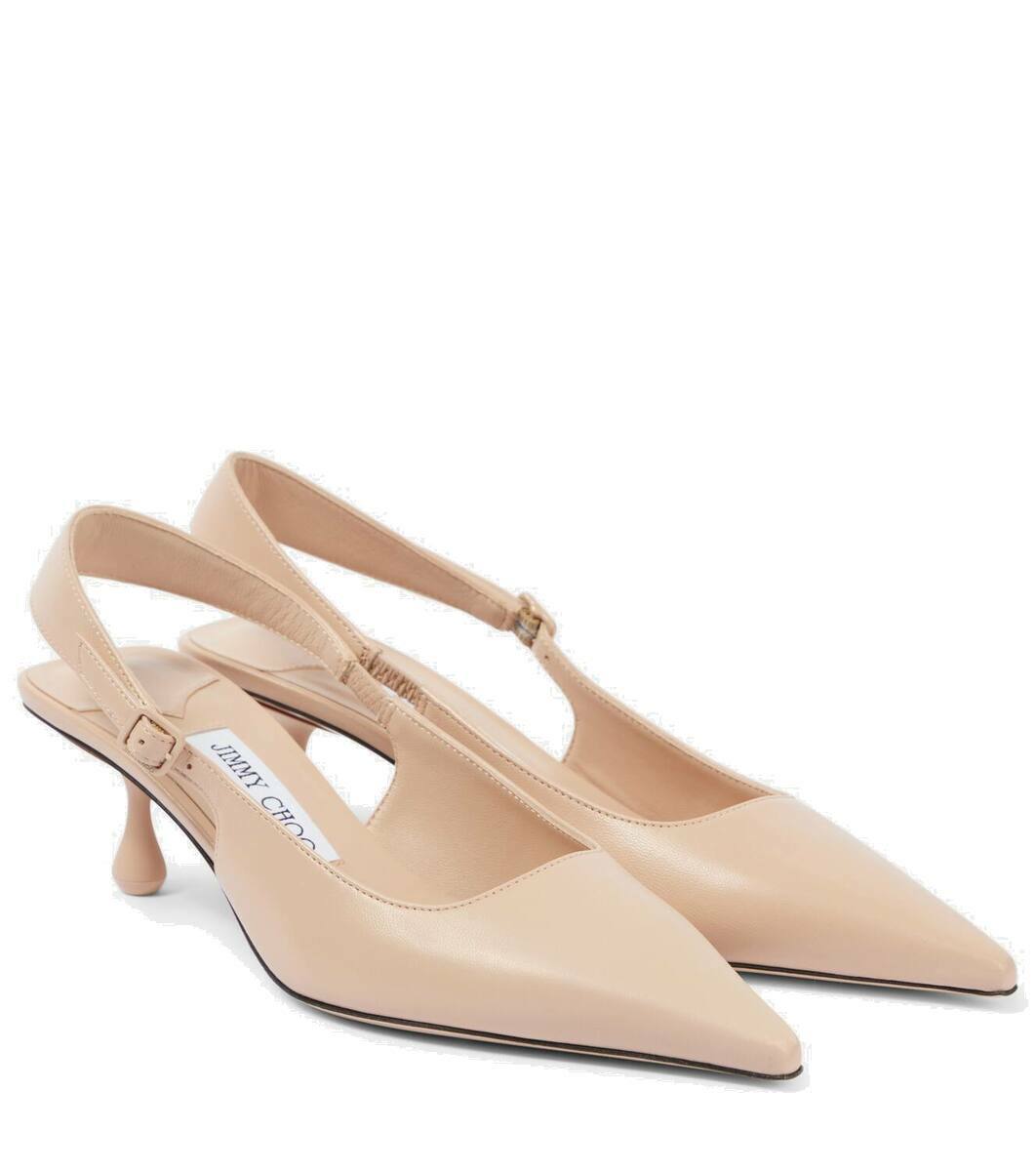 ◆正規品・新品◆Jimmy Choo Amel Leather Slingback Pumps Jimmy Choo Amel 50MM Leather Slingback Pumps | Saks Fifth Avenue
