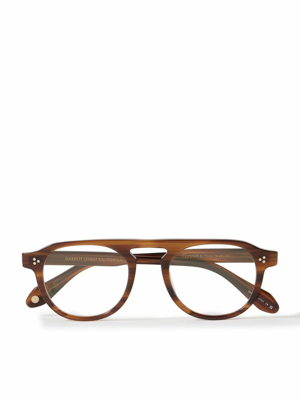 Photo: Garrett Leight California Optical - Harding II Aviator-Style Acetate Optical Glasses