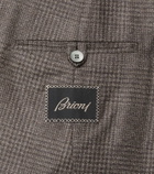 Brioni Prince of Wales check wool blazer